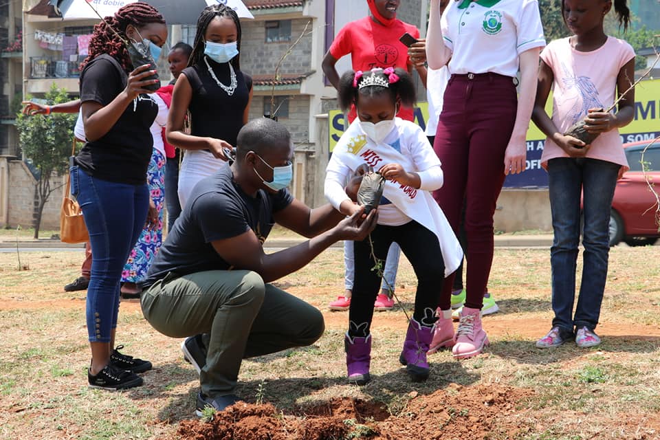 Diverse group of employees working together